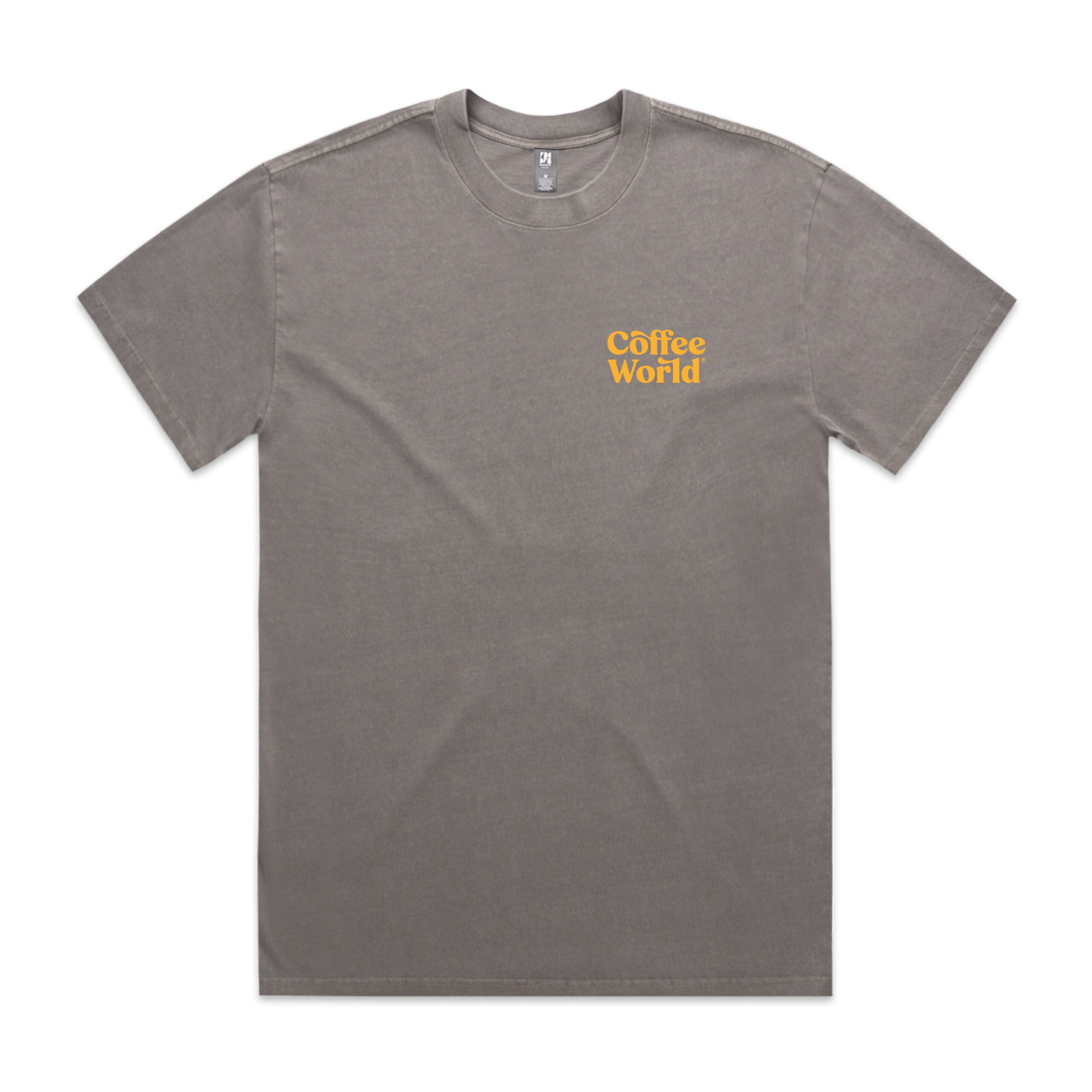 Coffee World Grey T-Shirt