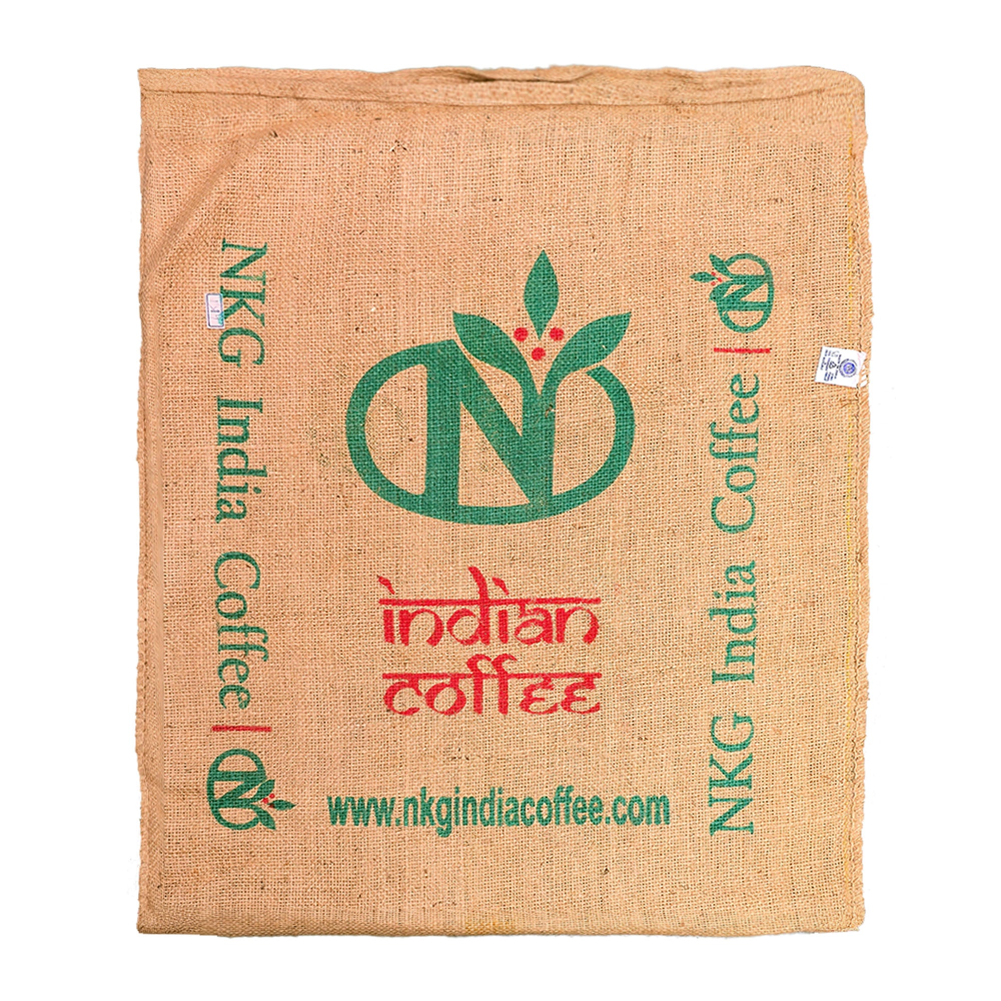 Empty Coffee Sack - Indian Robusta Cherry AA (Burlap Jute Hessian Bags)