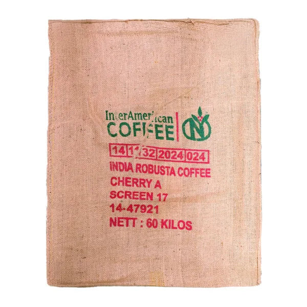 Empty Coffee Sack - NKG India Coffee (Burlap Jute Hessian Bags)