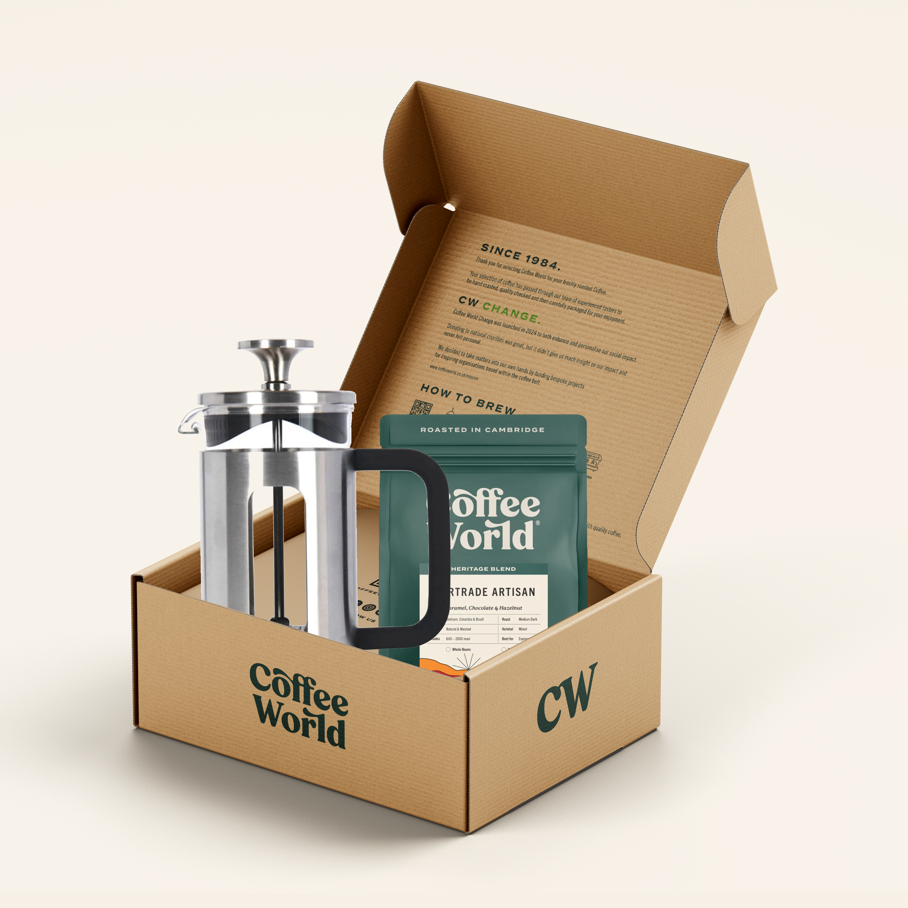 Gift Box - Cafetiere + Coffee