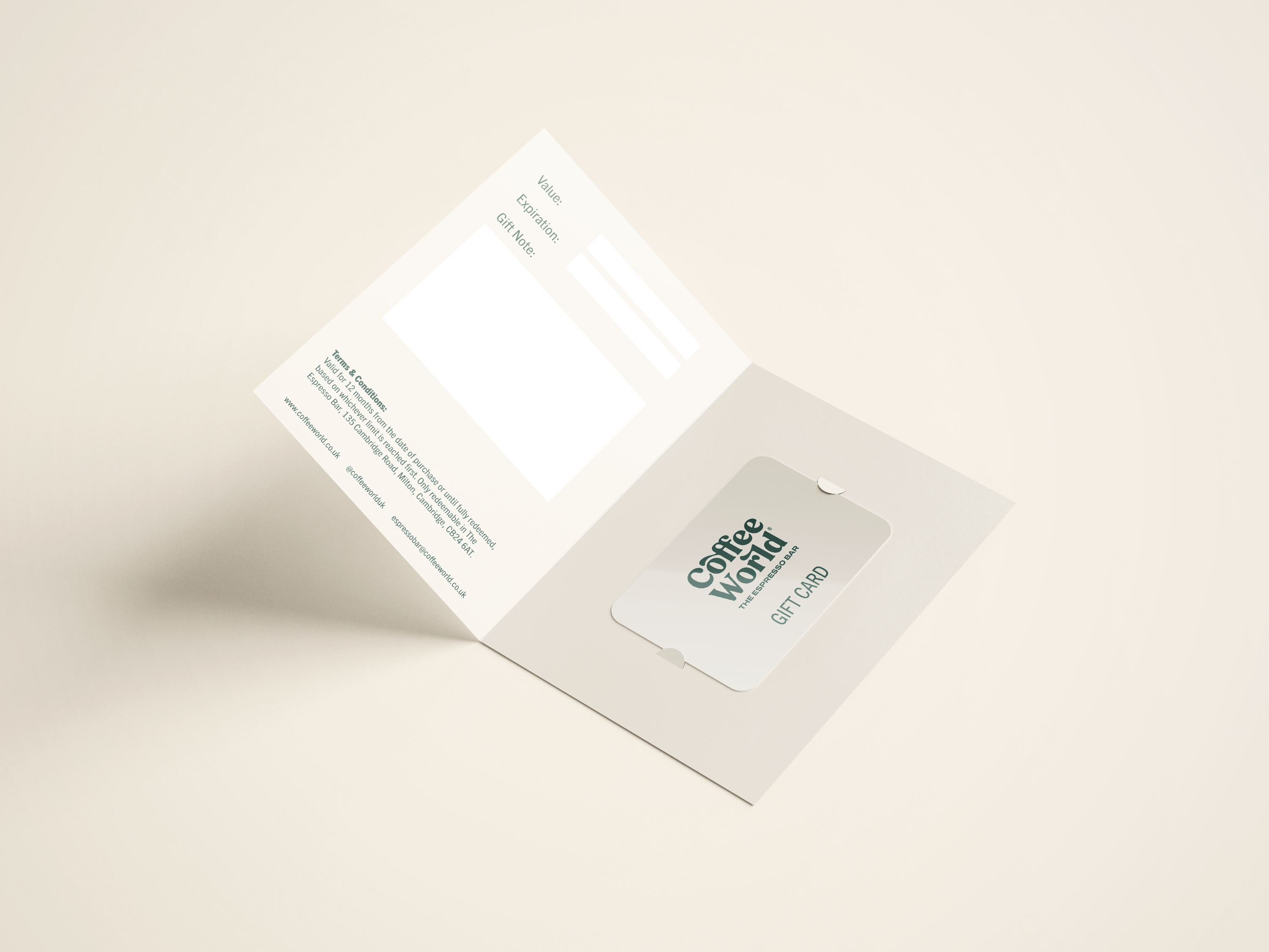 Gift Card, Espresso Bar (In-store)