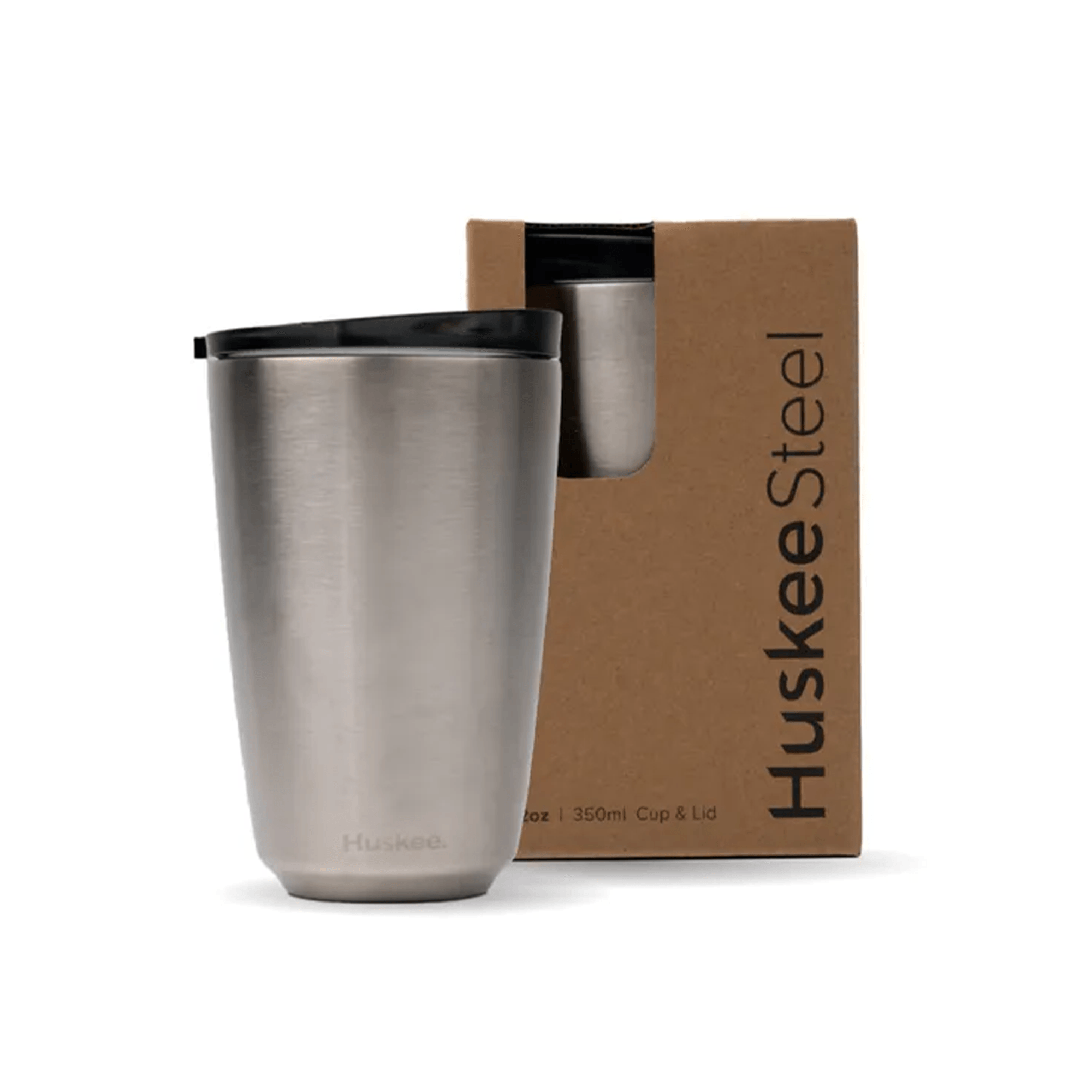 HuskeeSteel Cup with Lid (12oz)