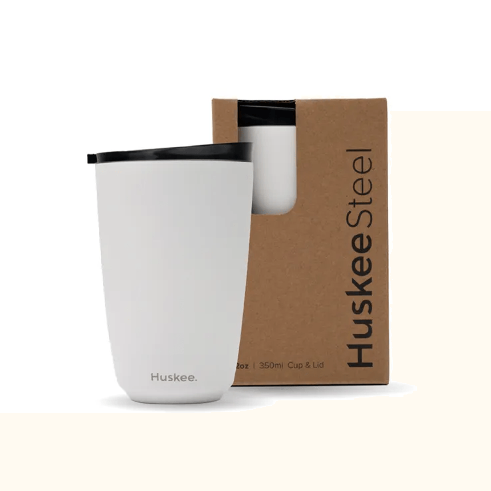 HuskeeSteel Cup with Lid (12oz)