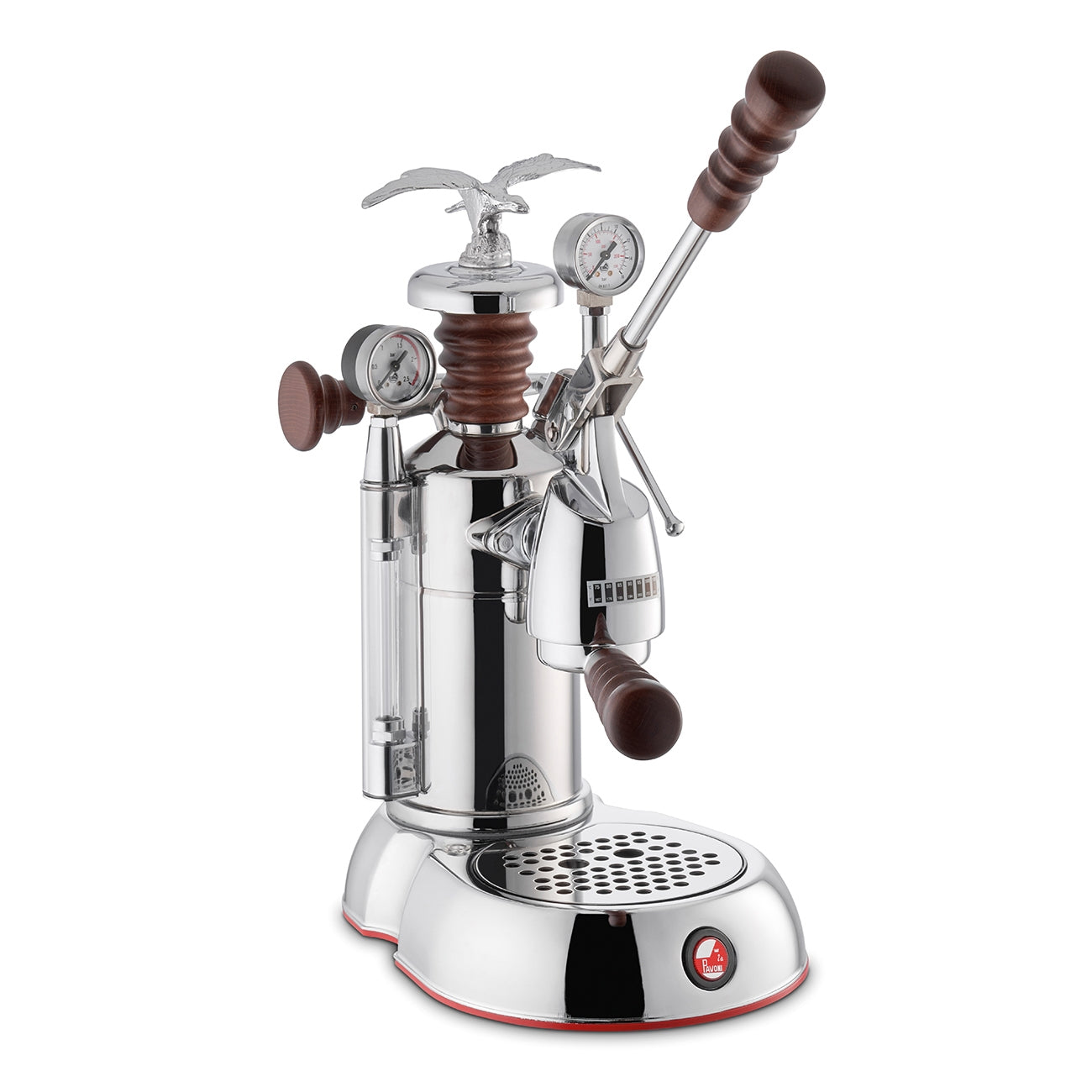 La Pavoni Esperto Abile Lever Coffee Machine (Stainless Steel/Wood)