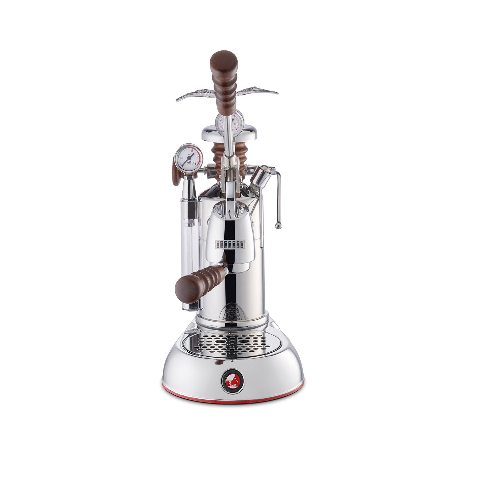 La Pavoni Esperto Abile Lever Coffee Machine (Stainless Steel/Wood)
