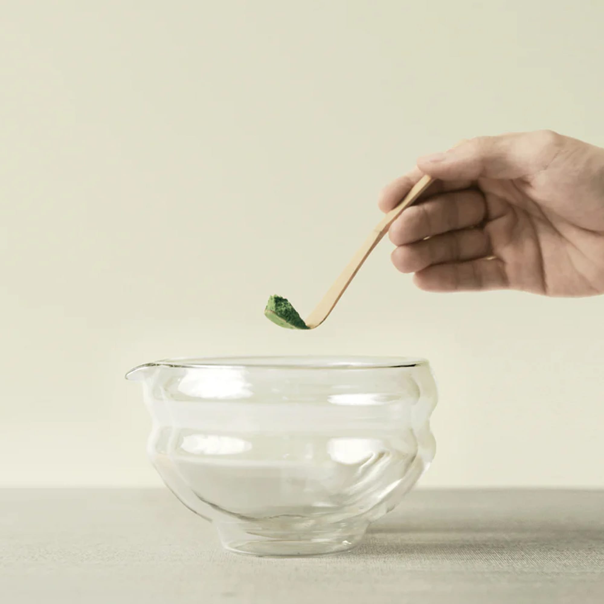 Matchaeologist Glass Katakuchi Serving Glass Bowl (500ml)
