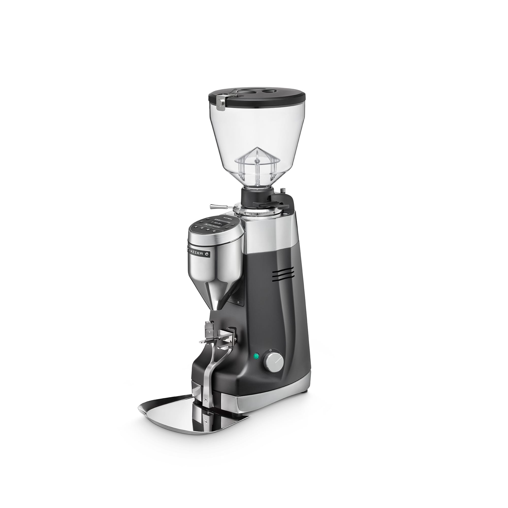 Mazzer Kony Sg (Grind by Weight) Electronic Coffee Grinder - Dark Grey