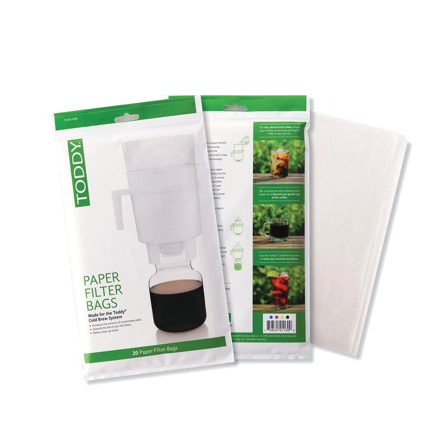 Toddy Cold Brew Paper Filter Bags For Home (20)