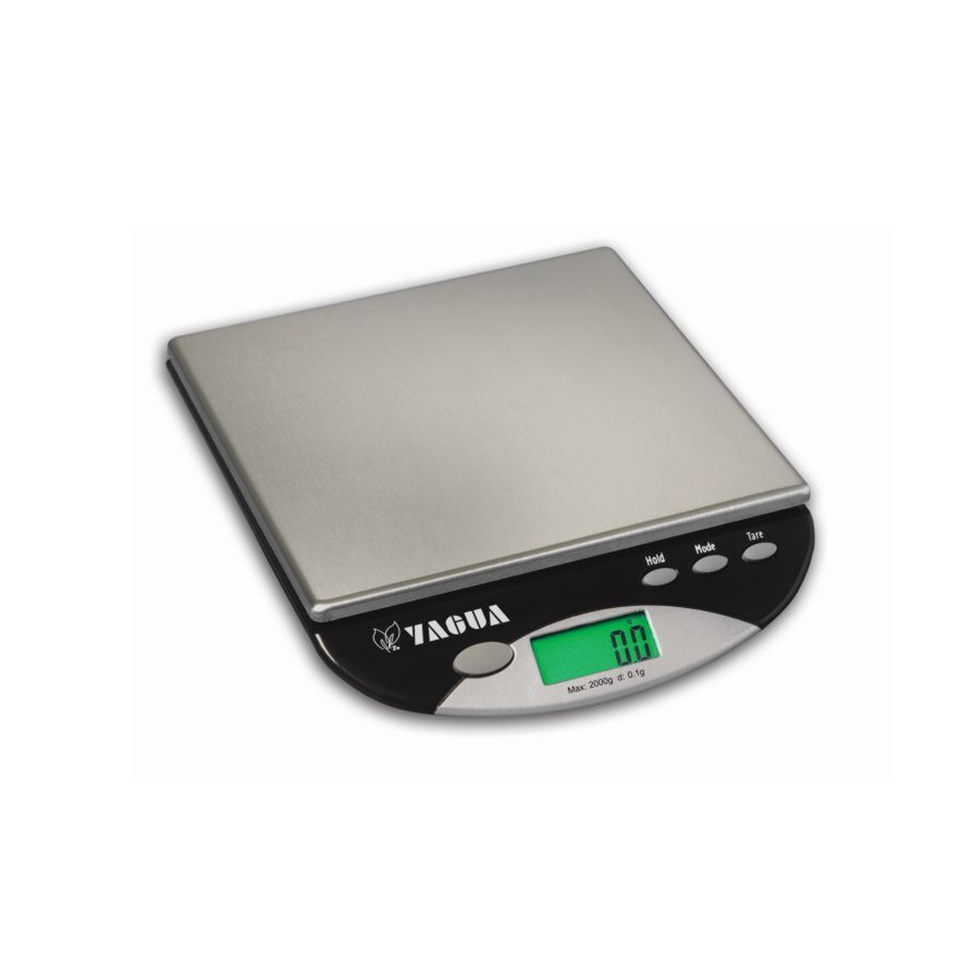 Yagua Compact Bench Scale (Black/Silver) (0.1g x 2kg) (150 x 150mm)
