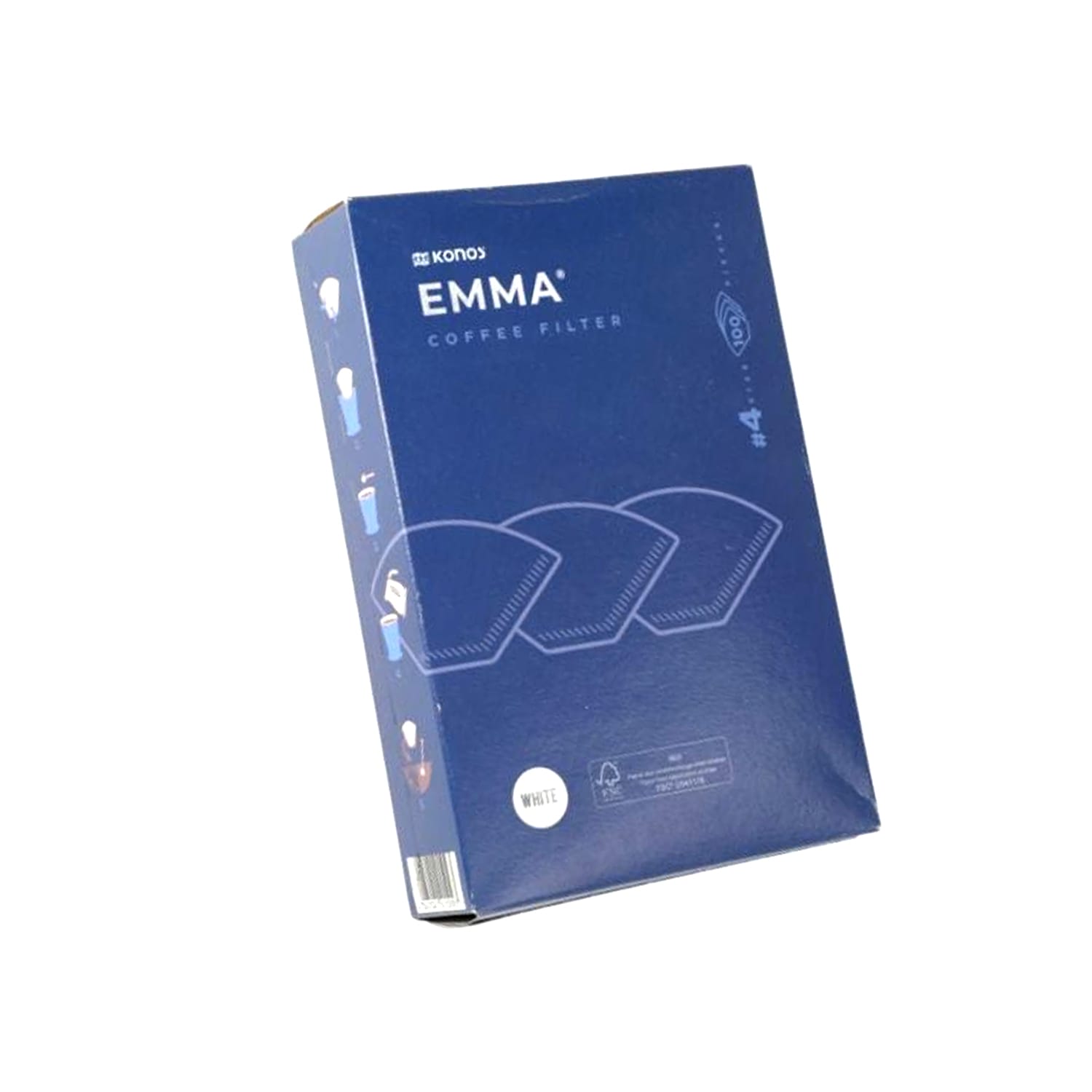 Konos, Emma - White Size 4 Filter Papers (100)