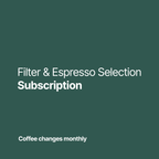 Espresso & Filter Selection Subscription