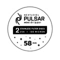 NextLevel Pulsar Mini Stainless Steel Filter Discs (25k)