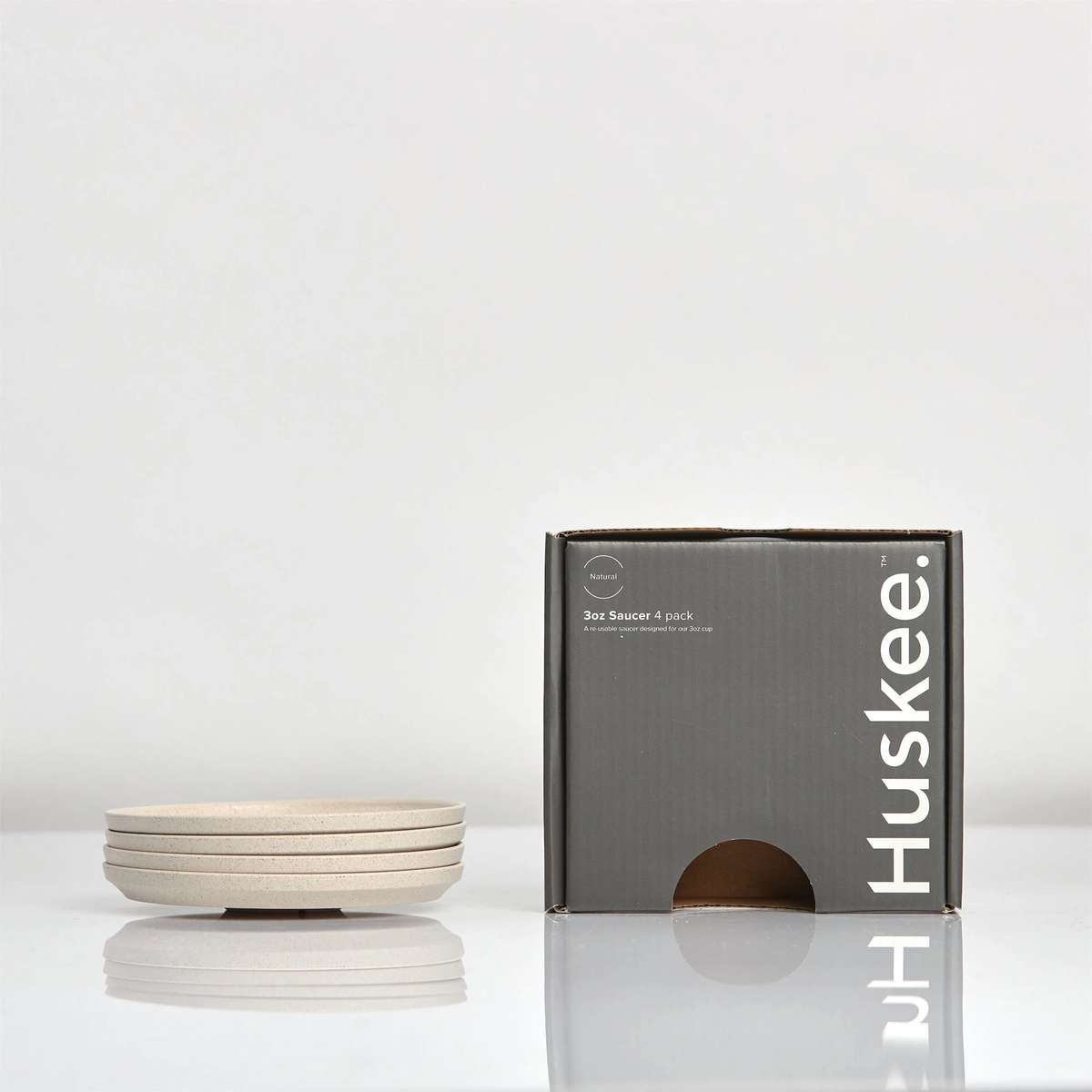 HuskeeCup Saucers 4 Pack