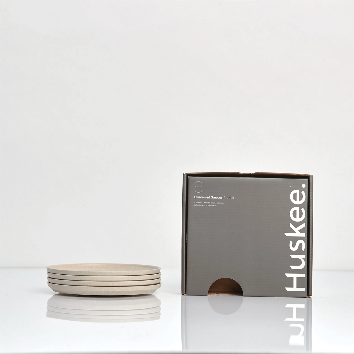 HuskeeCup Saucers 4 Pack