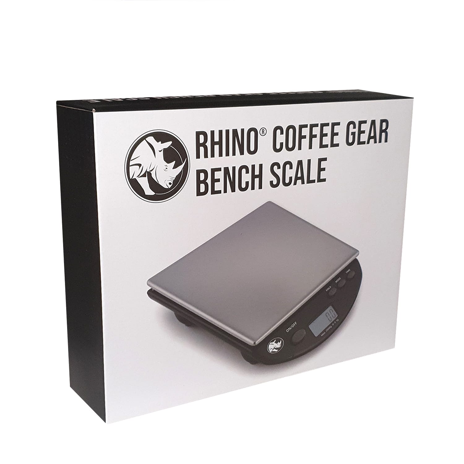 Rhino Digital Bench Scale (Black/Silver) (0.1g x 2kg) (150 x 150mm)
