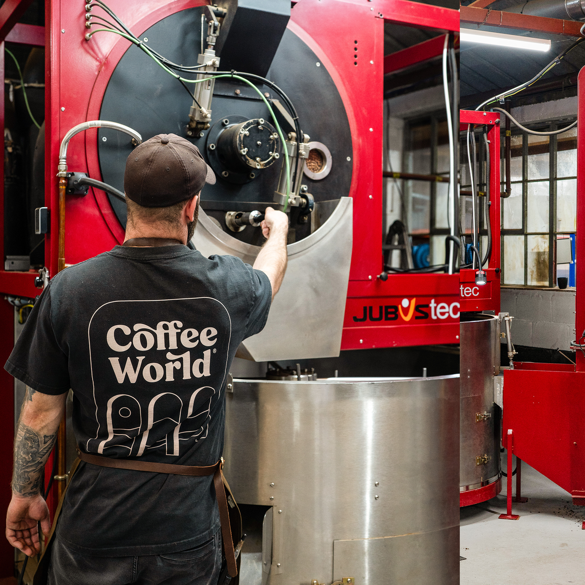 Coffee World Black Long Sleeve Tee